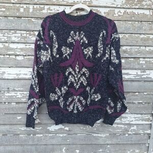 Vintage Zeppelin 80s 90s Sweater Size Small